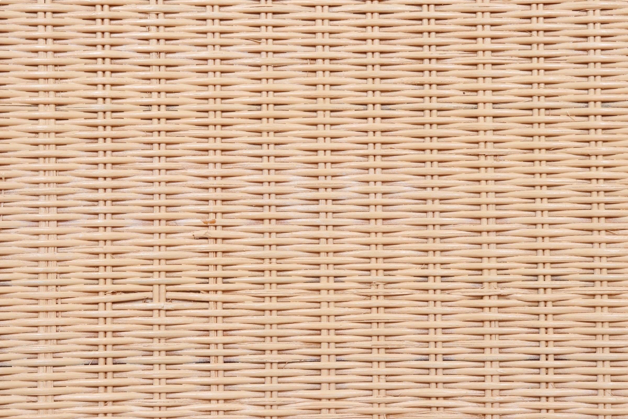 Twin Tan Wicker Headboards - a Pair 2