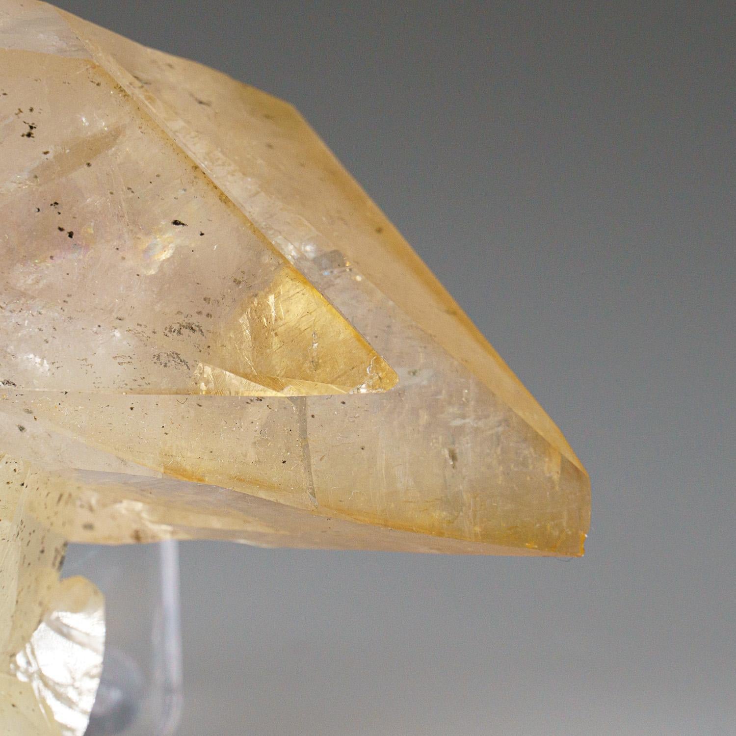 Cristal de Calcite doré jumeauté de la mine d'orme, Tennessee (260.6 grammes) Neuf - En vente à New York, NY