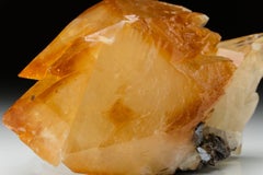 Twinned Golden Calcite Crystal from Elmwood Mine, Tennessee (3.5 lbs)