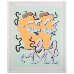 "Twins on a Roll" 10 Color Hand Pulled Screen Print by Joakim Ojanen, 2018