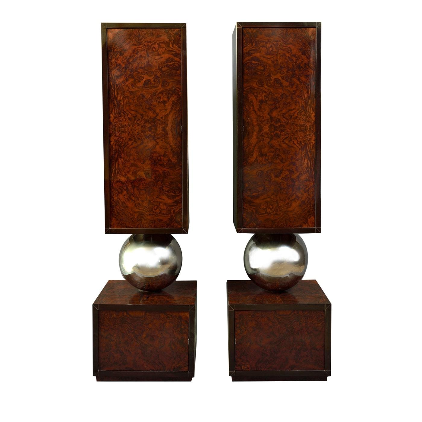 Twins Set of 2 Cupboards By Michele Iodice In New Condition For Sale In Milan, IT