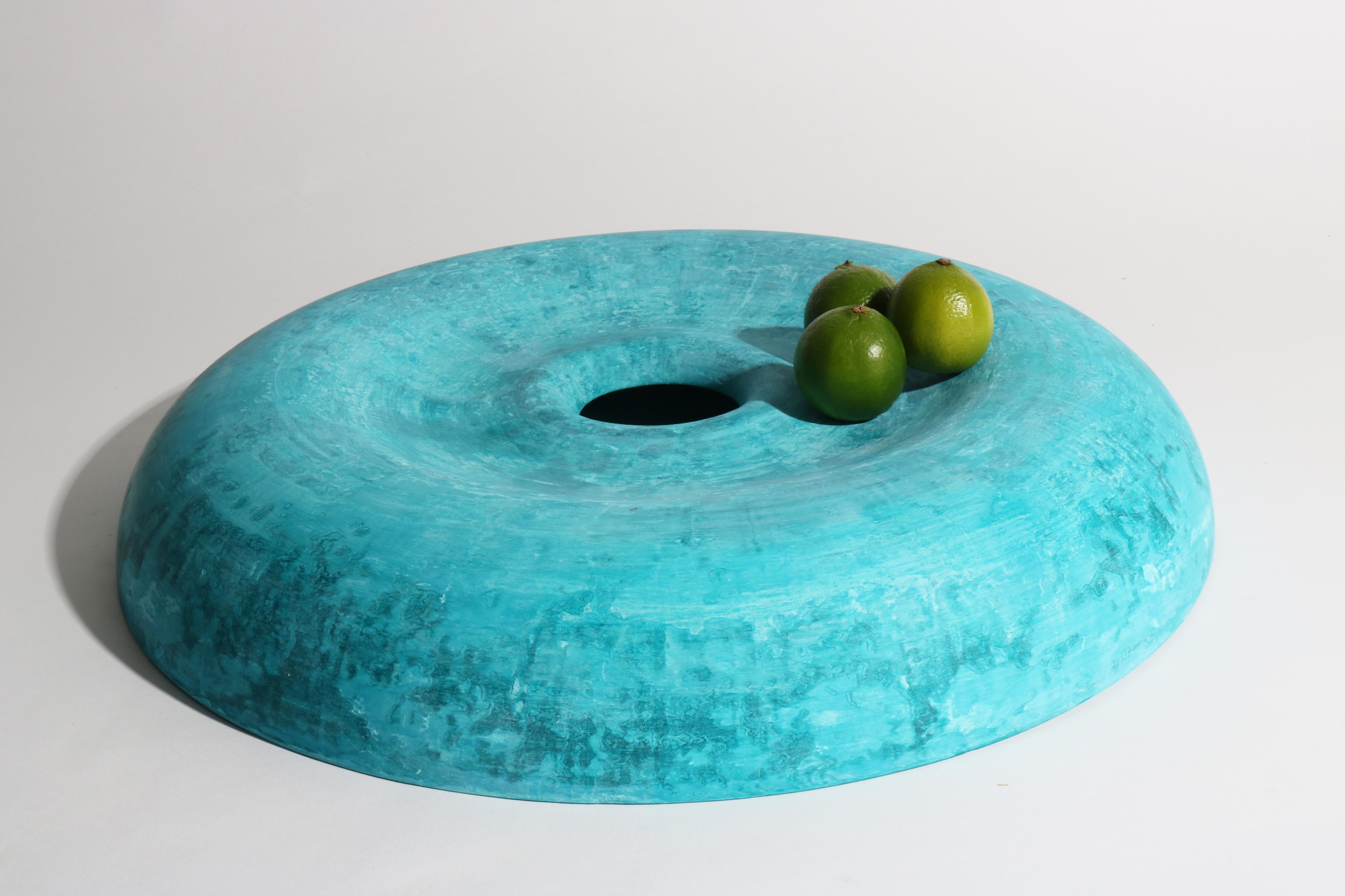Twirl Bowl, Ocean Blue

Production: Made to order, Other designs can be made on request.

Material: Alpha crystalline gypsum (Hard plaster)
Finish: Glossy coating
Inside Finish: Glossy coating

Twirl Bowls is a Collection of sculptural bowls made by