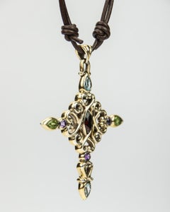 Twist and Turn Gold-plated Silver Statement Necklace