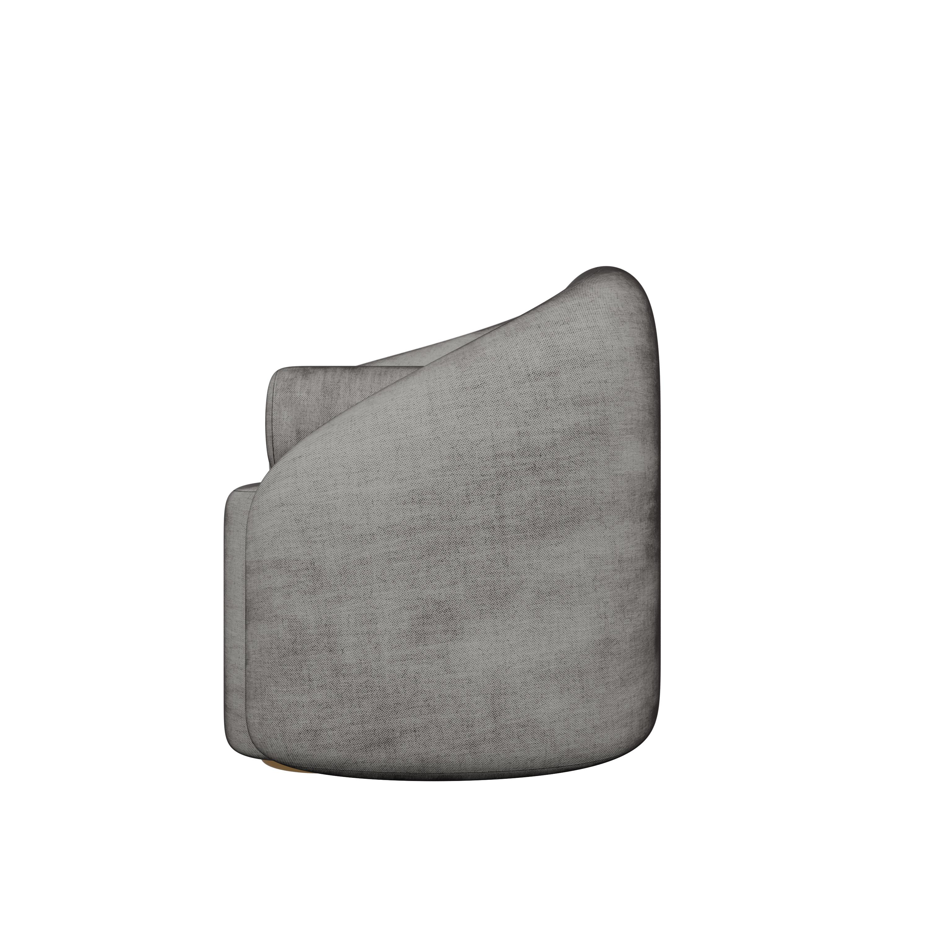 Poltrona Twist in Easy Clean - Grigio realizzata a mano da Murmurio In condizioni Nuovo in vendita a Lordelo, PT