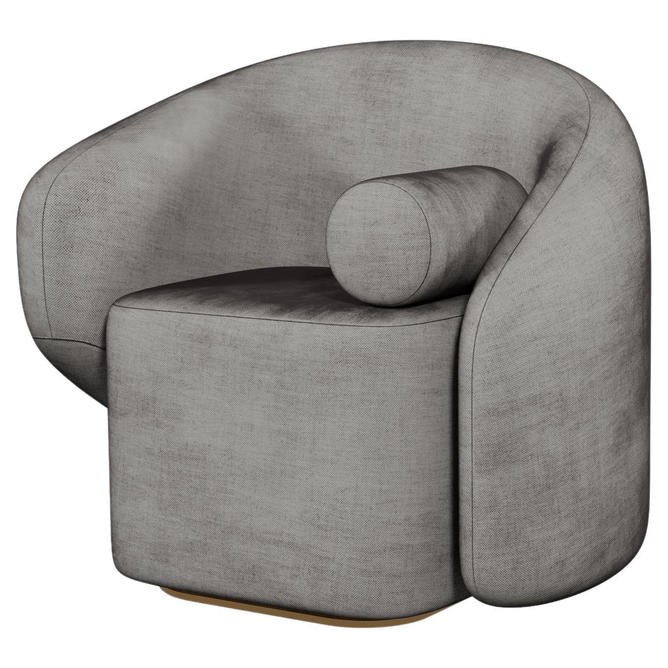 Twist Sessel in Easy Clean - Grau handgefertigt von Murmurio