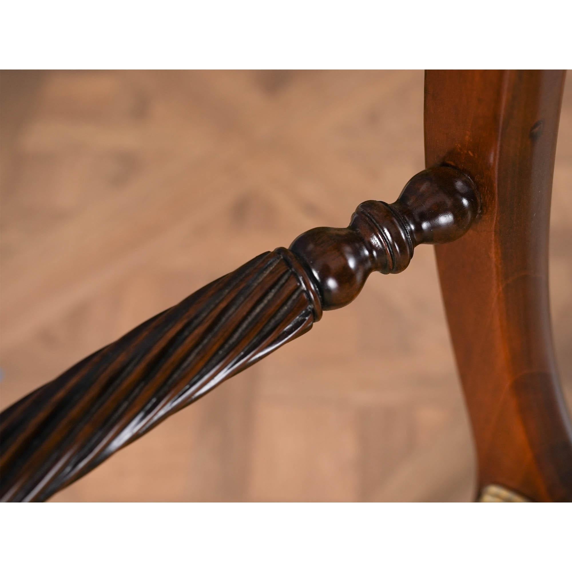 Sedie con schienale a torsione, set da 10 in vendita 5