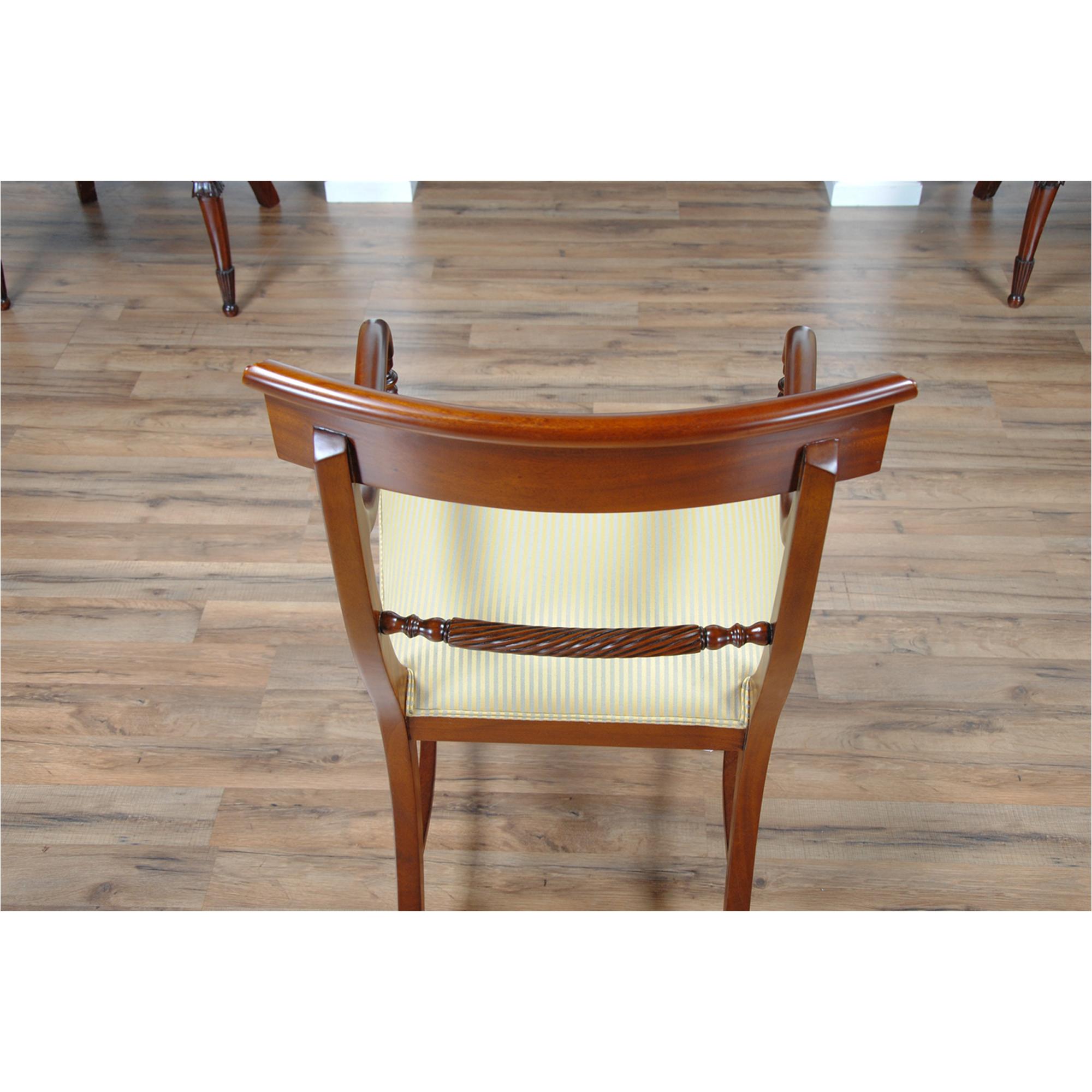 Twist Back Chairs, Set of 10 For Sale 2