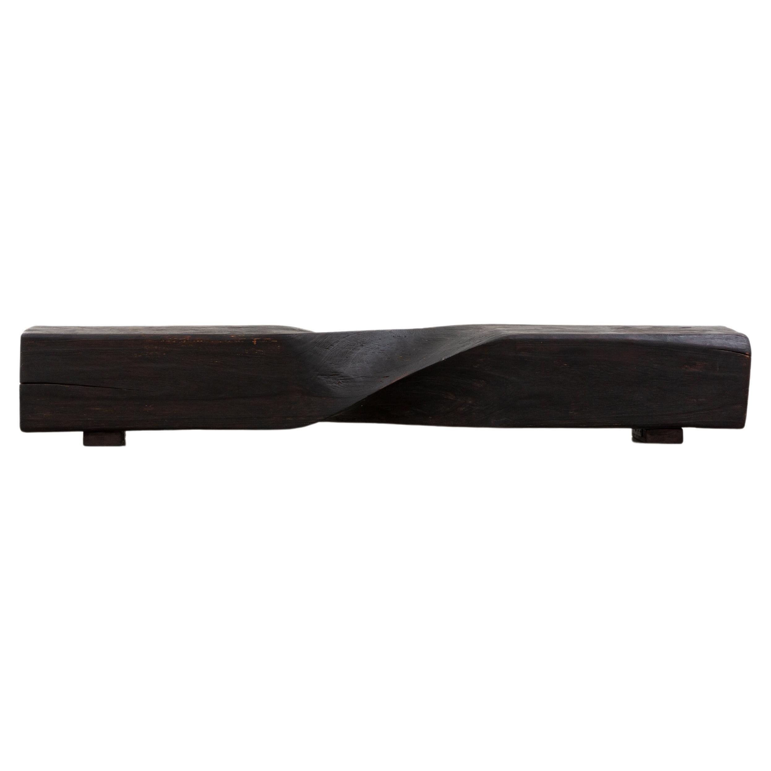 Twist Solid Wood Bench by CEU Studio, Represented by Tuleste Factory For Sale
