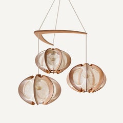 Twist Croisé Echino Chandelier by LAFABLIGHT
