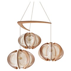 Twist Croisé Echino Chandelier by LAFABLIGHT
