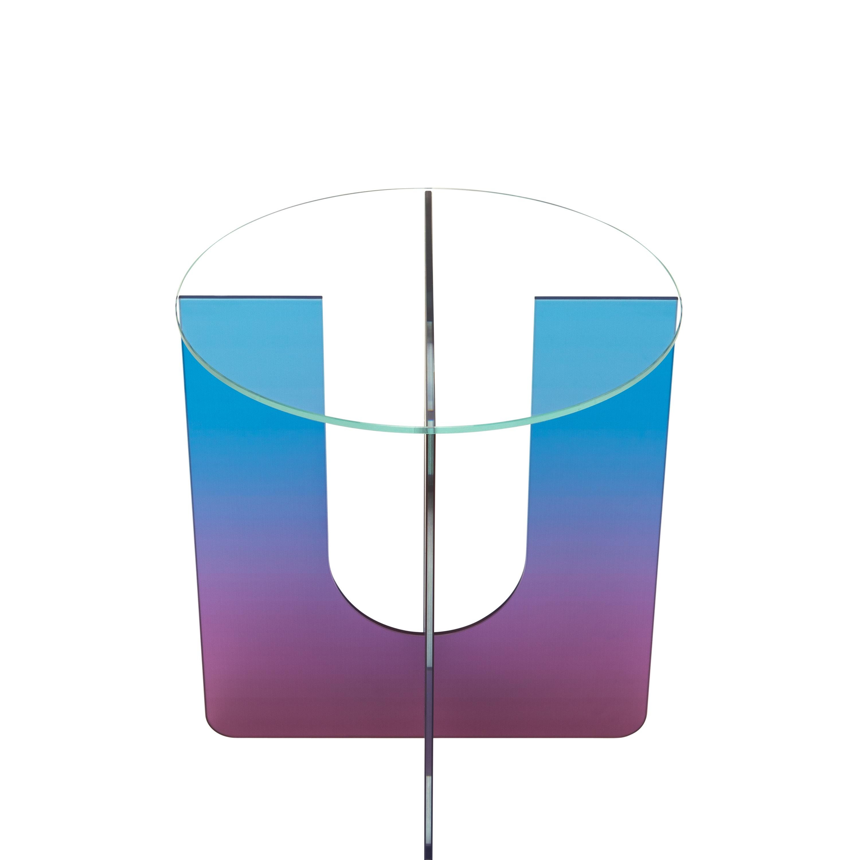 Twist Beistelltisch aus Glas im Zustand „Neu“ im Angebot in İstanbul, TR