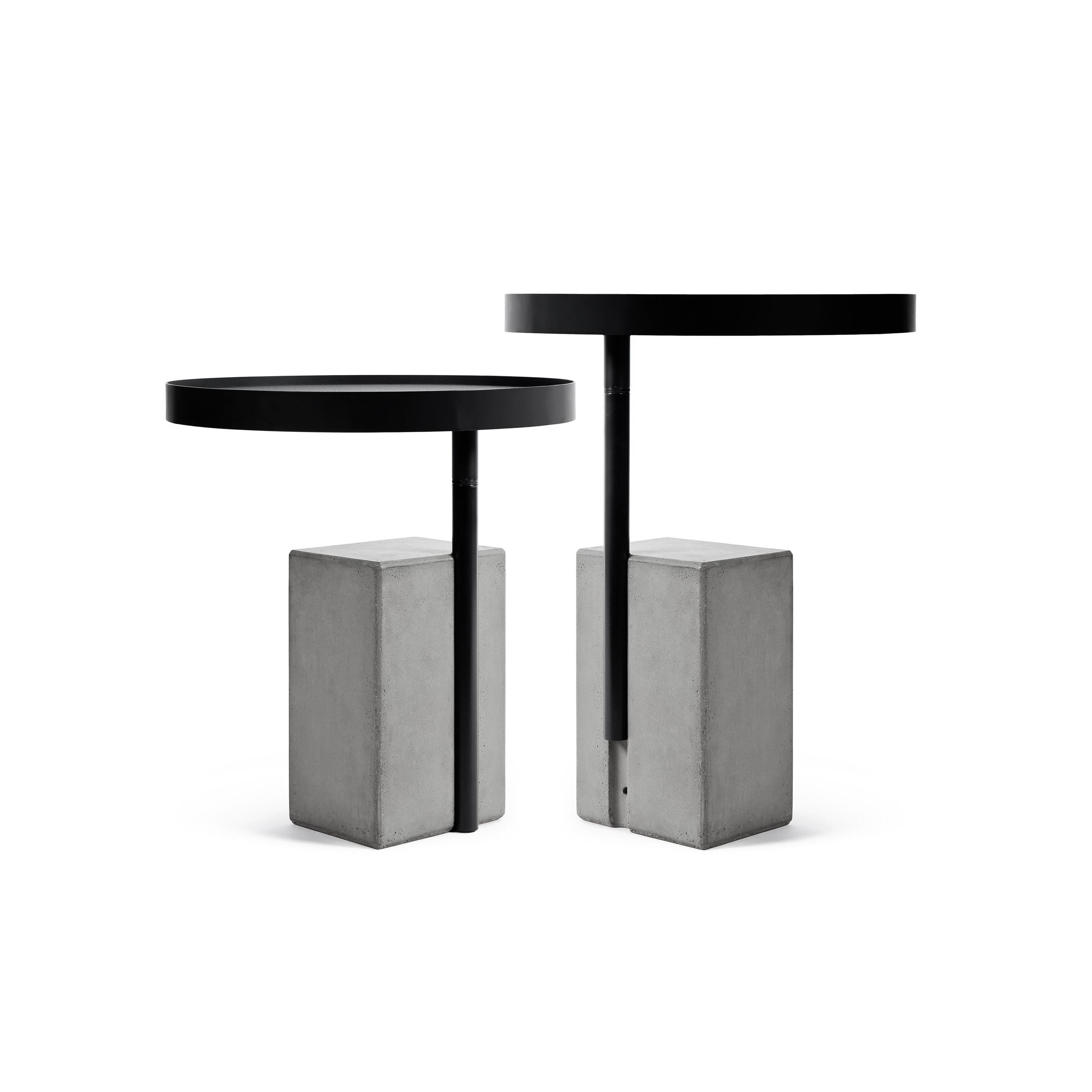 Scandinavian Modern Twist Side Table For Sale