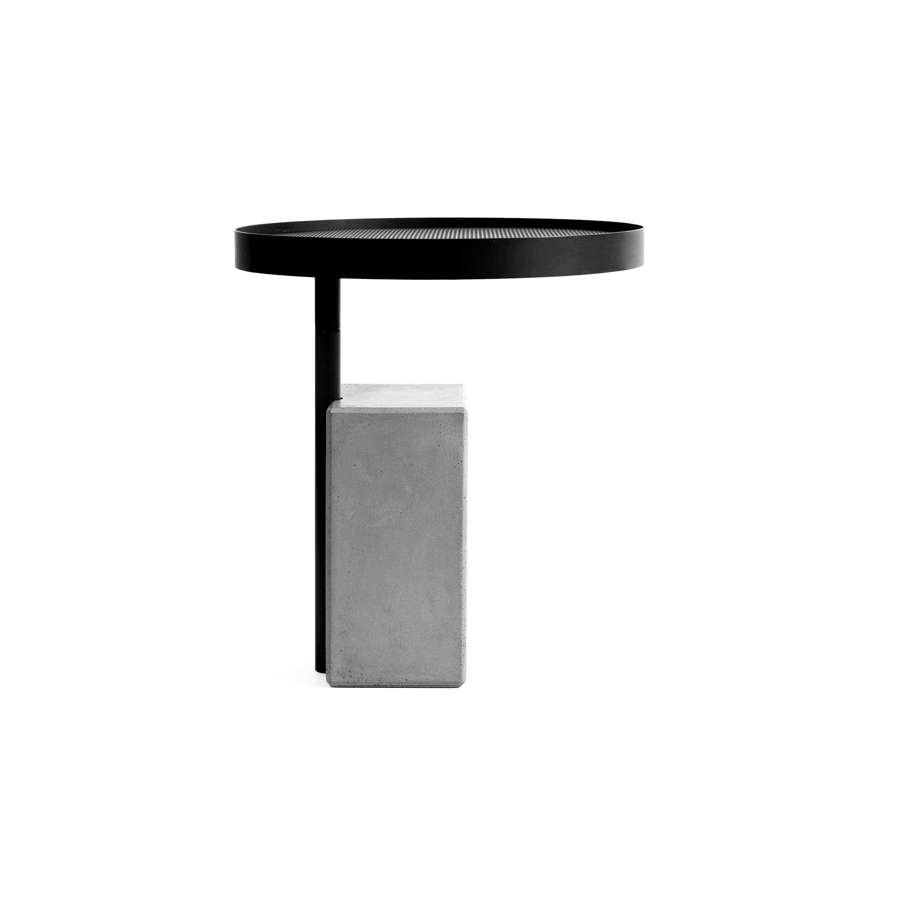 Steel Twist Side Table For Sale