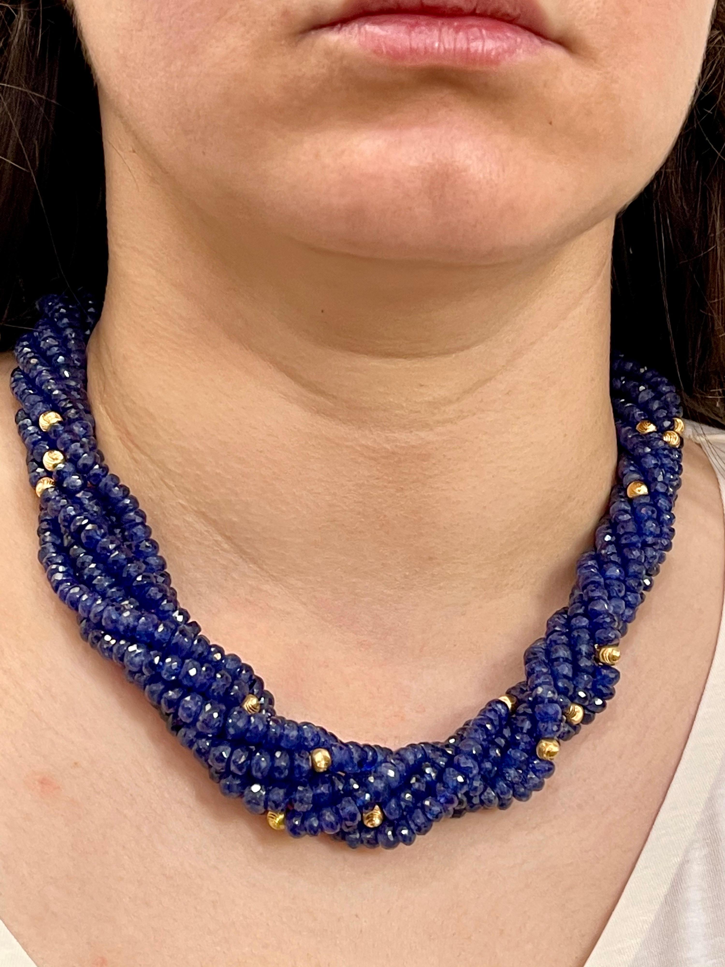 twisted bead necklace
