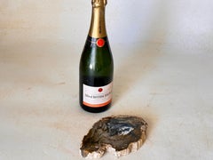 Posacenere in agata ritorta, colore bianco, Francia, 1960