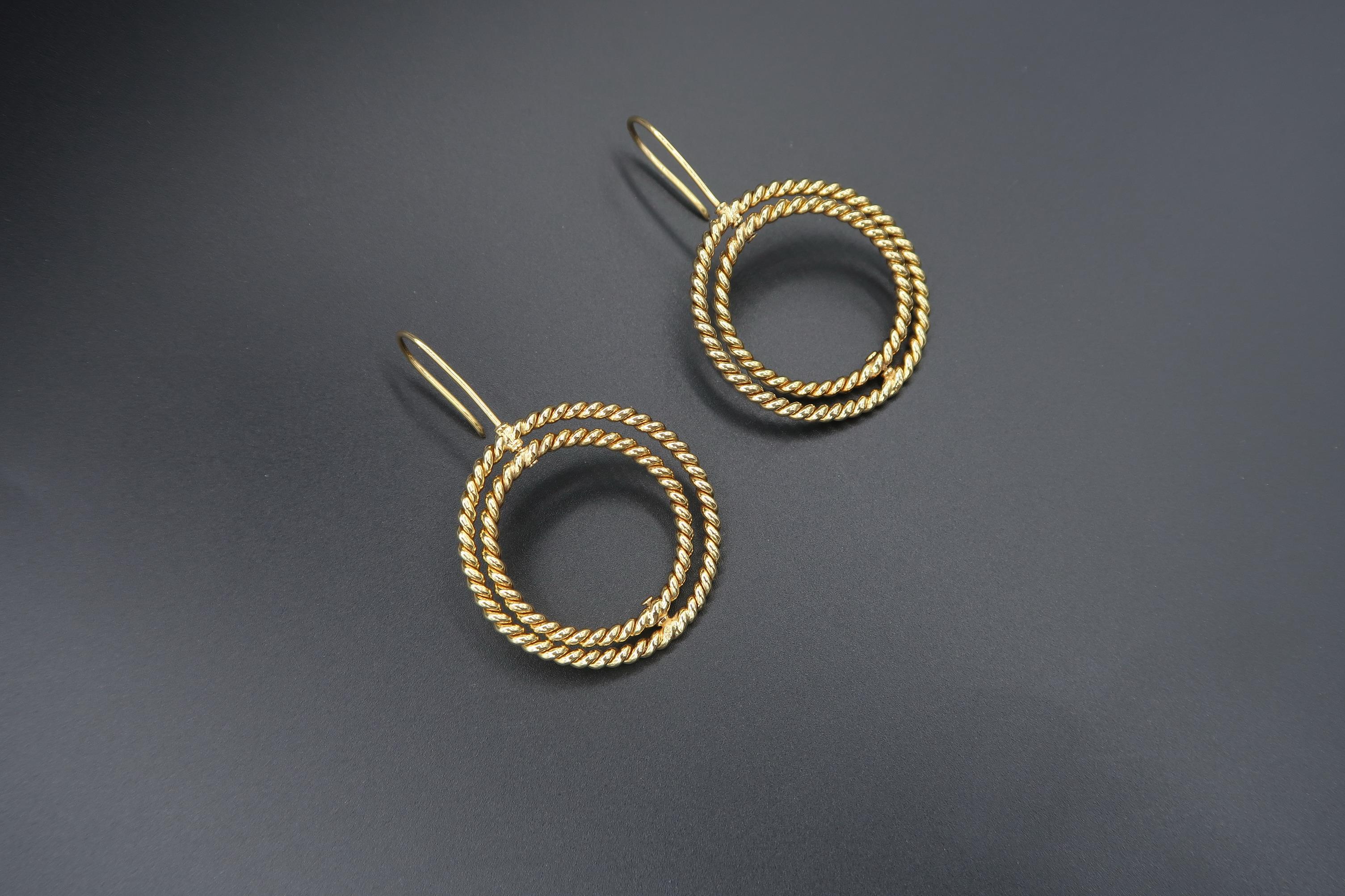 14k gold french wire earring hooks
