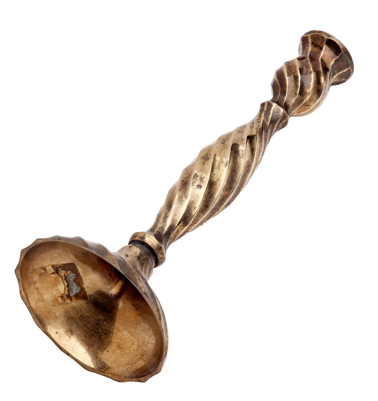 Twisted Candlesticks a pair For Sale 1