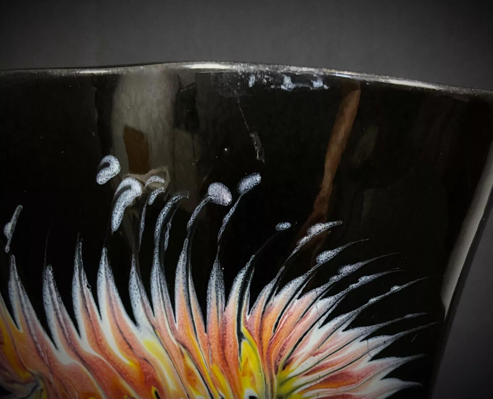 Twisted Ceramic Vase, Late 20th Century, Multicolored - 2Y359 For Sale 3
