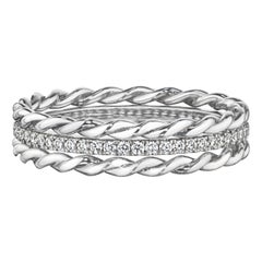 Twisted Diamond Band Set