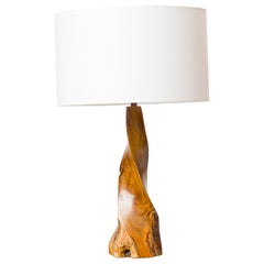 Lampe de table « Forme Libre » en forme d'olivier torsadé - France, années 1970