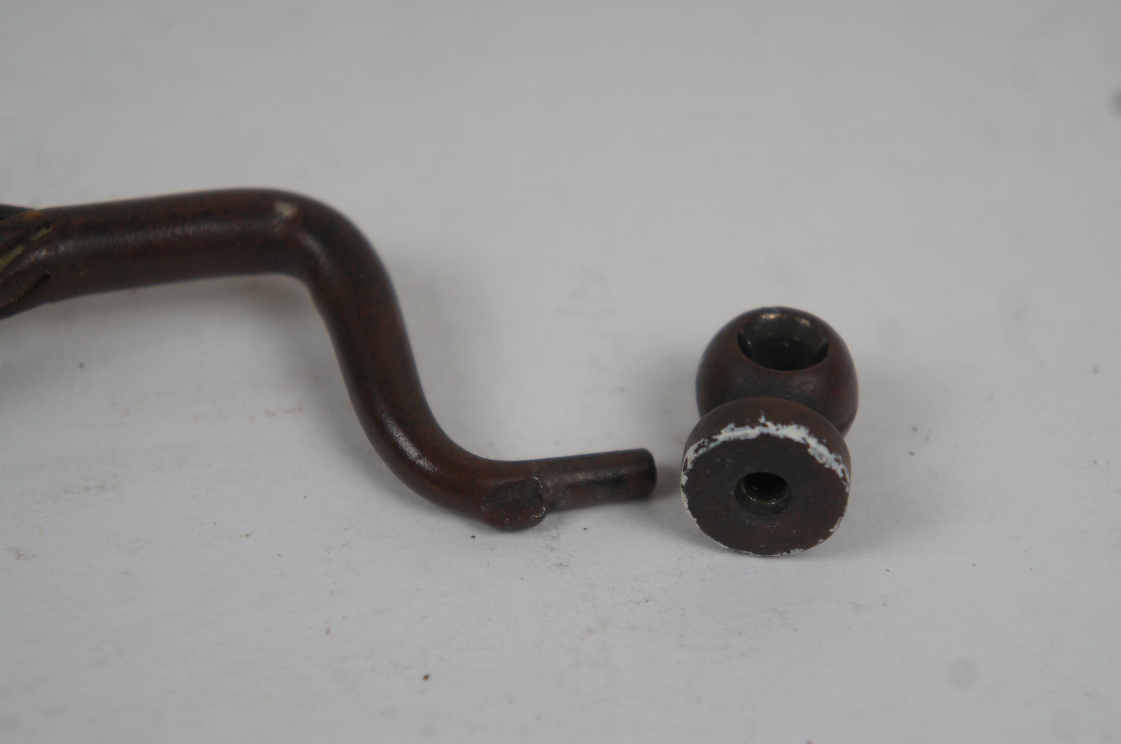 Twisted Iron Birdcage Cabinet Drawer Door Pull Handle 5 Inch Center Hole  3