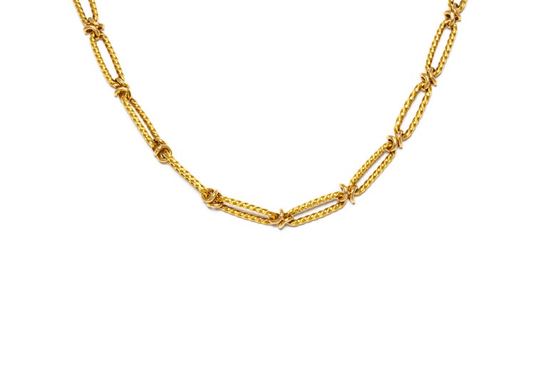 Twisted Link Chain For Sale at 1stdibs