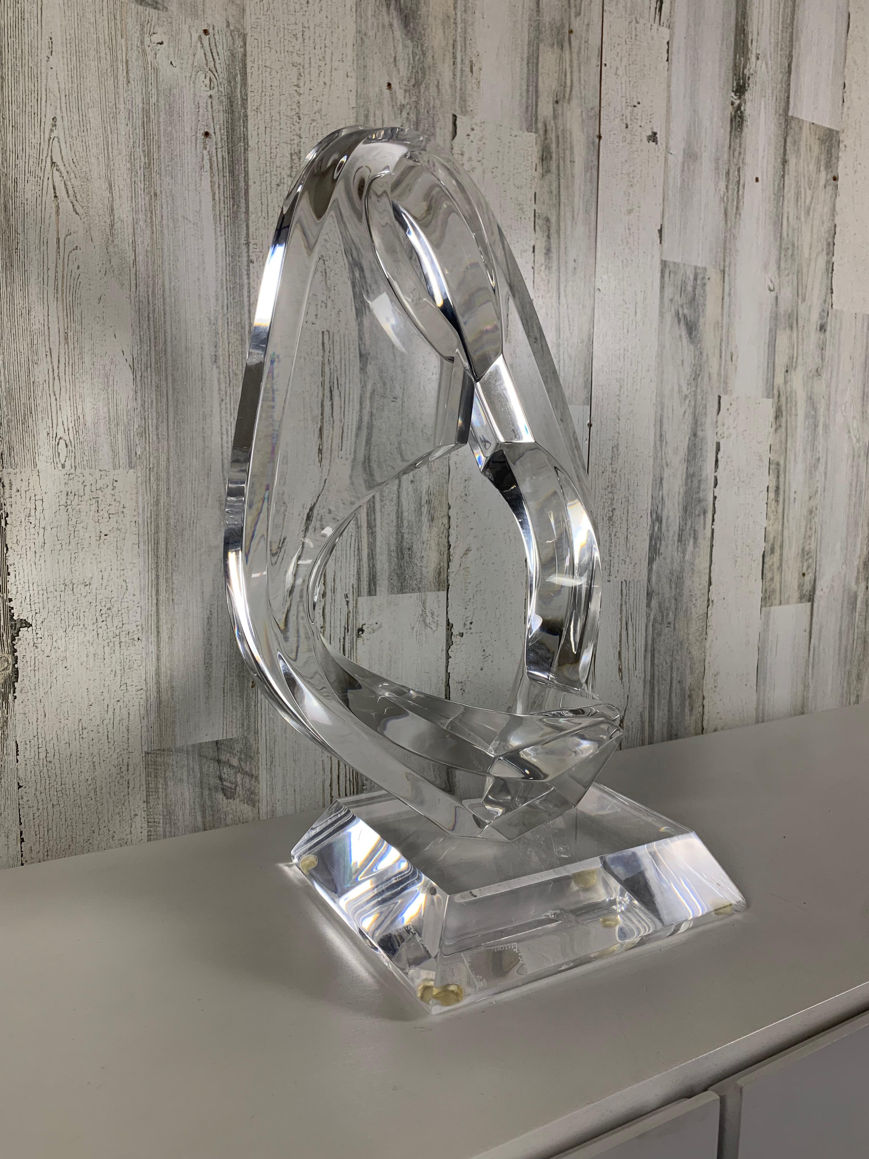 Nordamericano Scultura in lucite ritorta di Shlomi Haziza in vendita