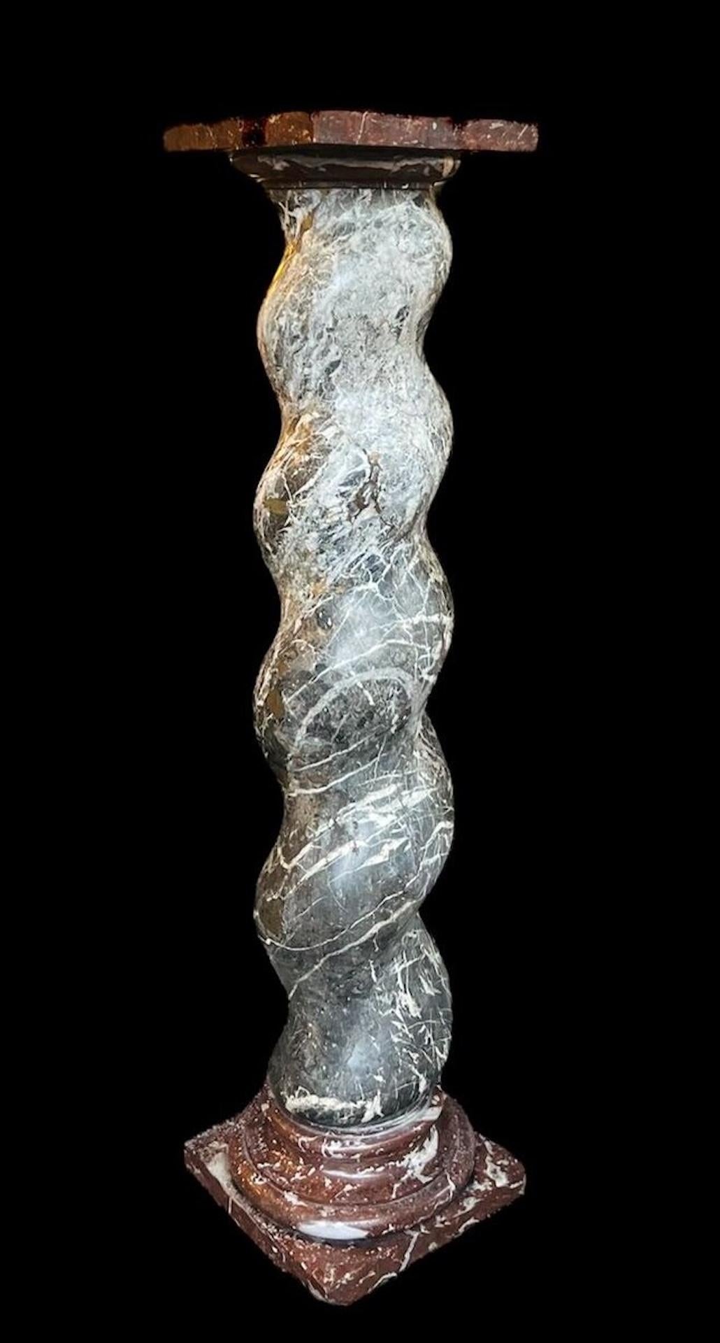 
Twisted Marble Column, 19th