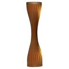 Twisted Pinewood Floor Lamp by Hans-Agnes Jakobsson, Sweden, Circa 1960