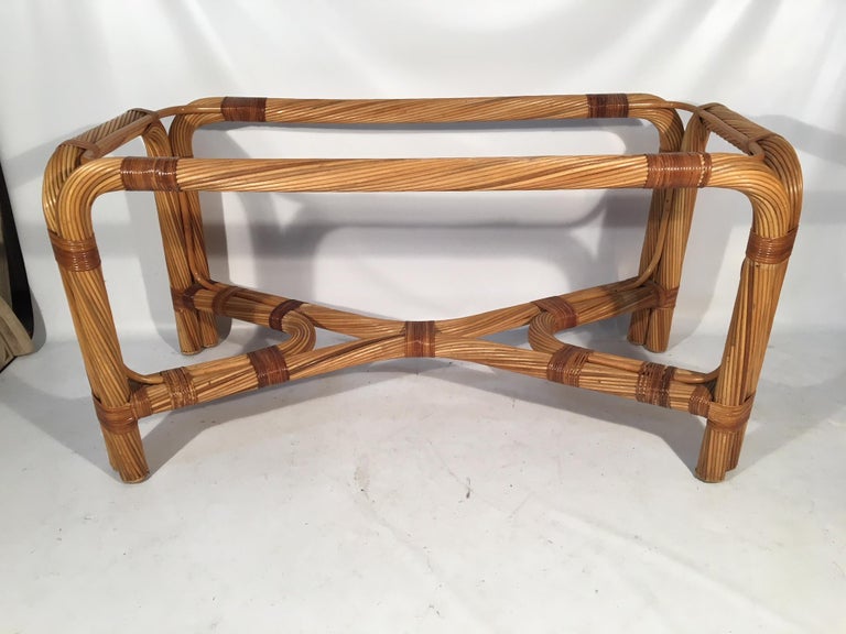 Twisted Rattan Dining Table Base at 1stDibs rattan dining table bases
