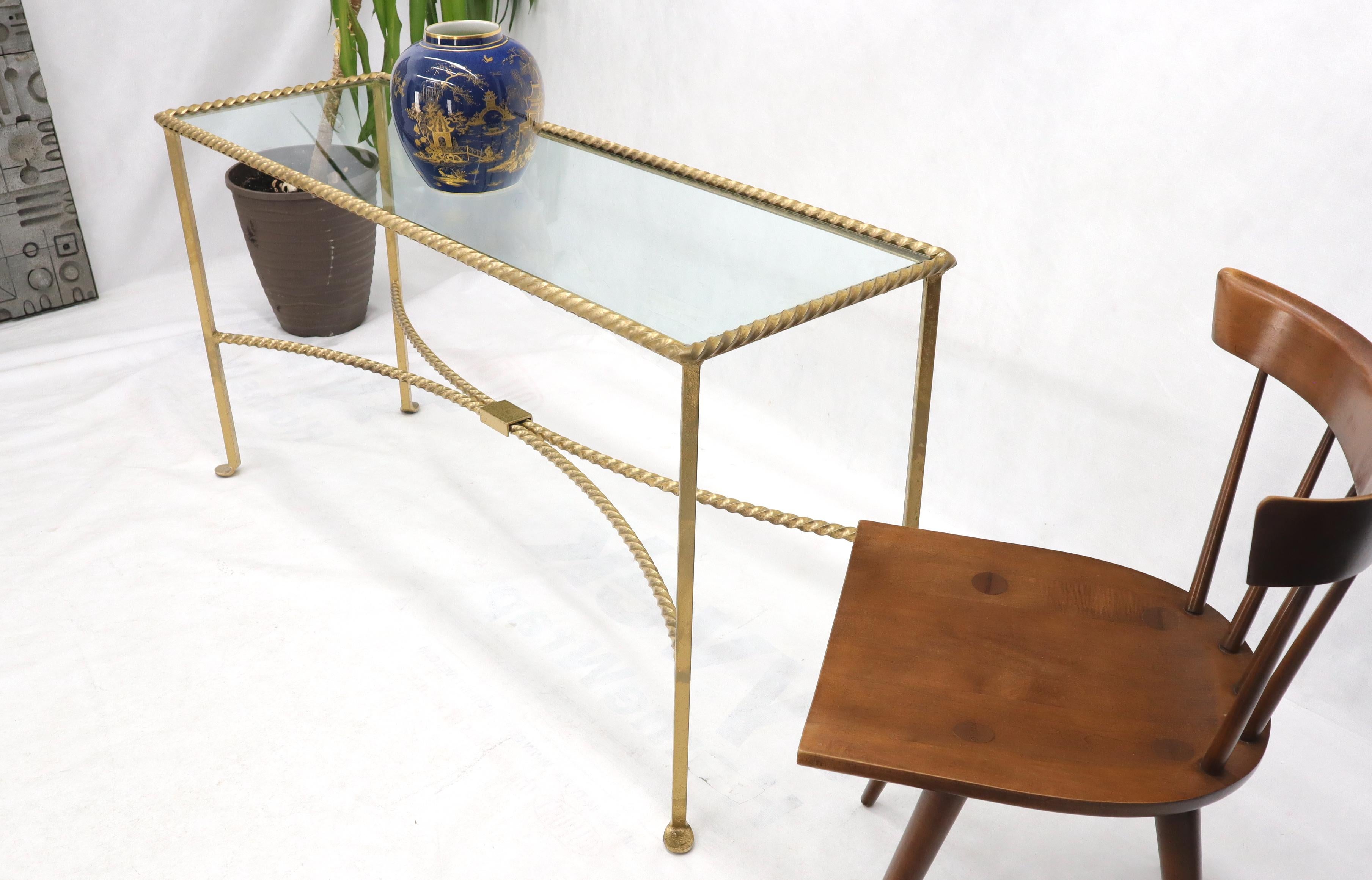 rope console table