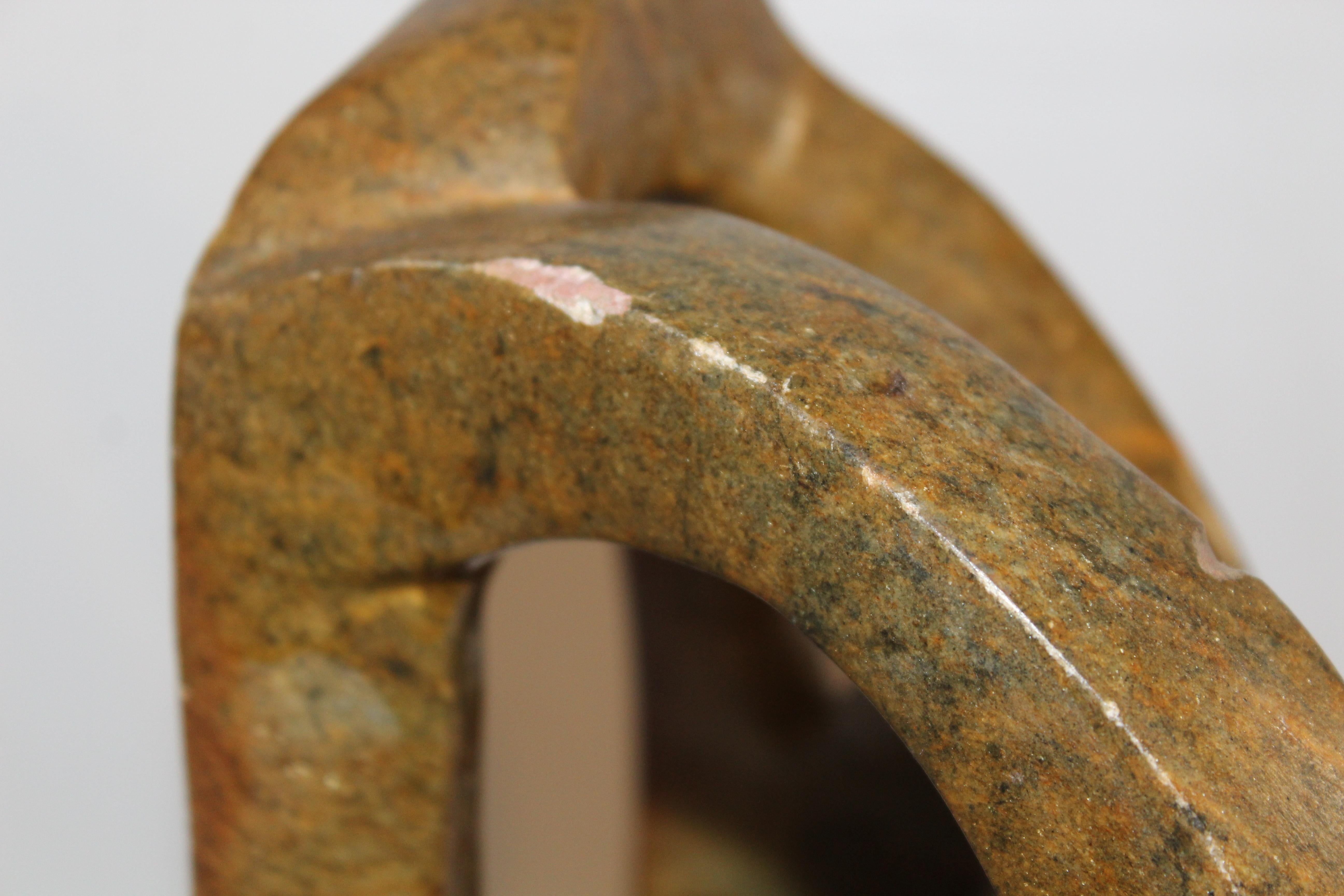 Scultura in pietra ollare ritorta in vendita 5