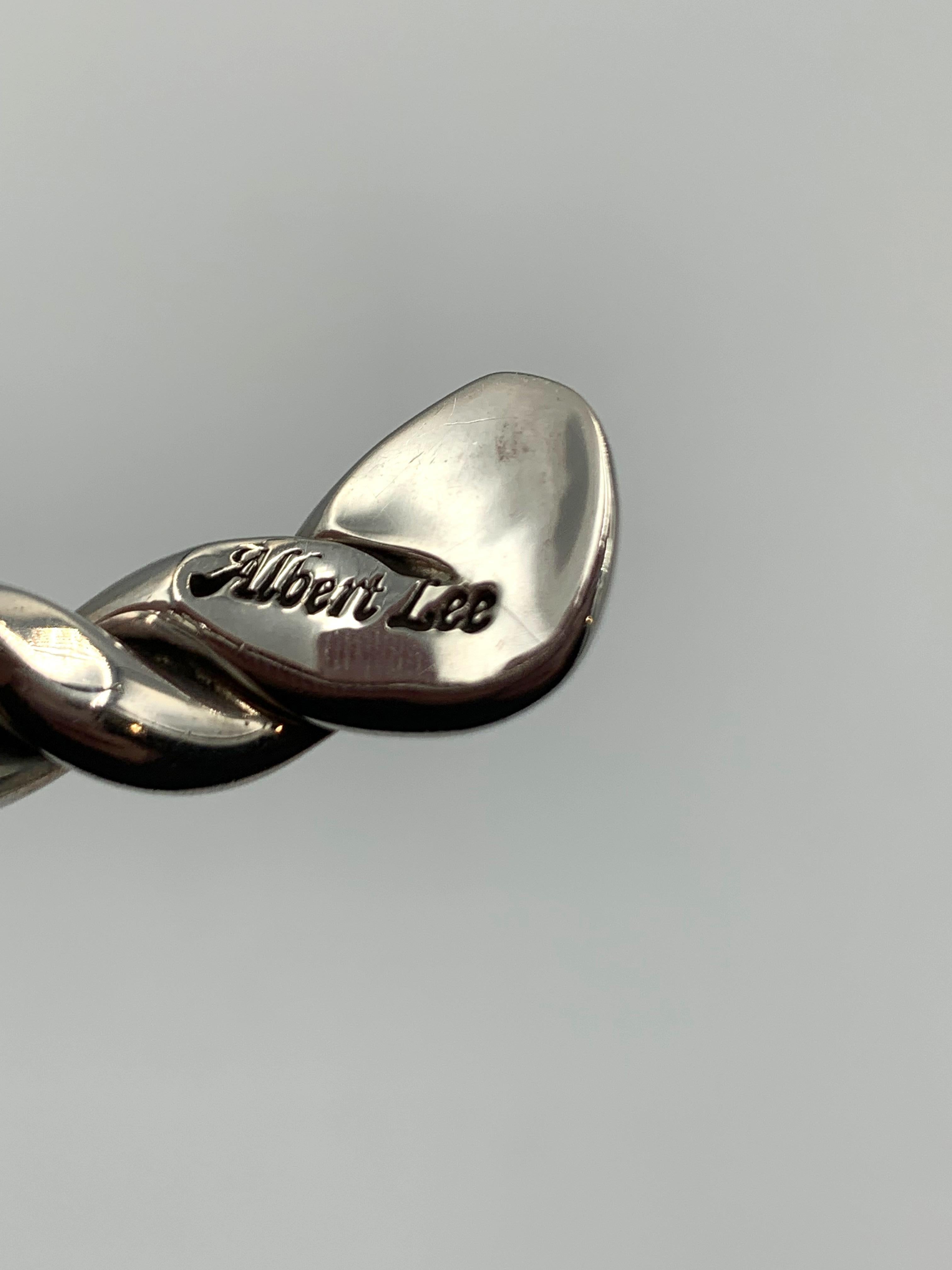 Twisted Sterling Silver Cuff by Albert Lee en venta 2