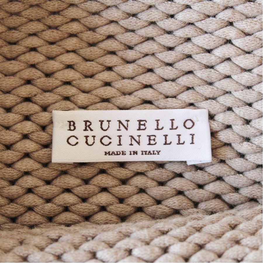 Brunello Cucinelli Twisted sweater size M In Excellent Condition For Sale In Gazzaniga (BG), IT