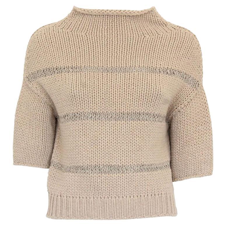 Brunello Cucinelli Twisted sweater size M For Sale