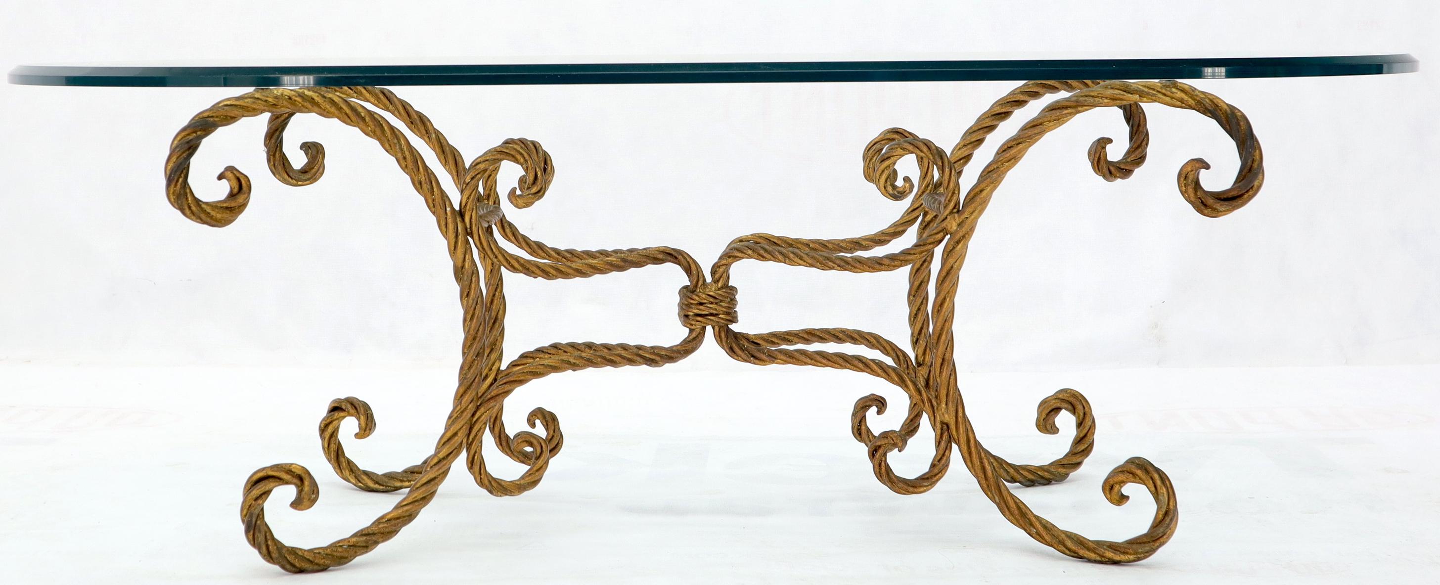 wrought iron glass top coffee table