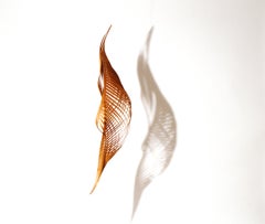 'Twisting by Soo Joo' Hanging Wooden Sculpture