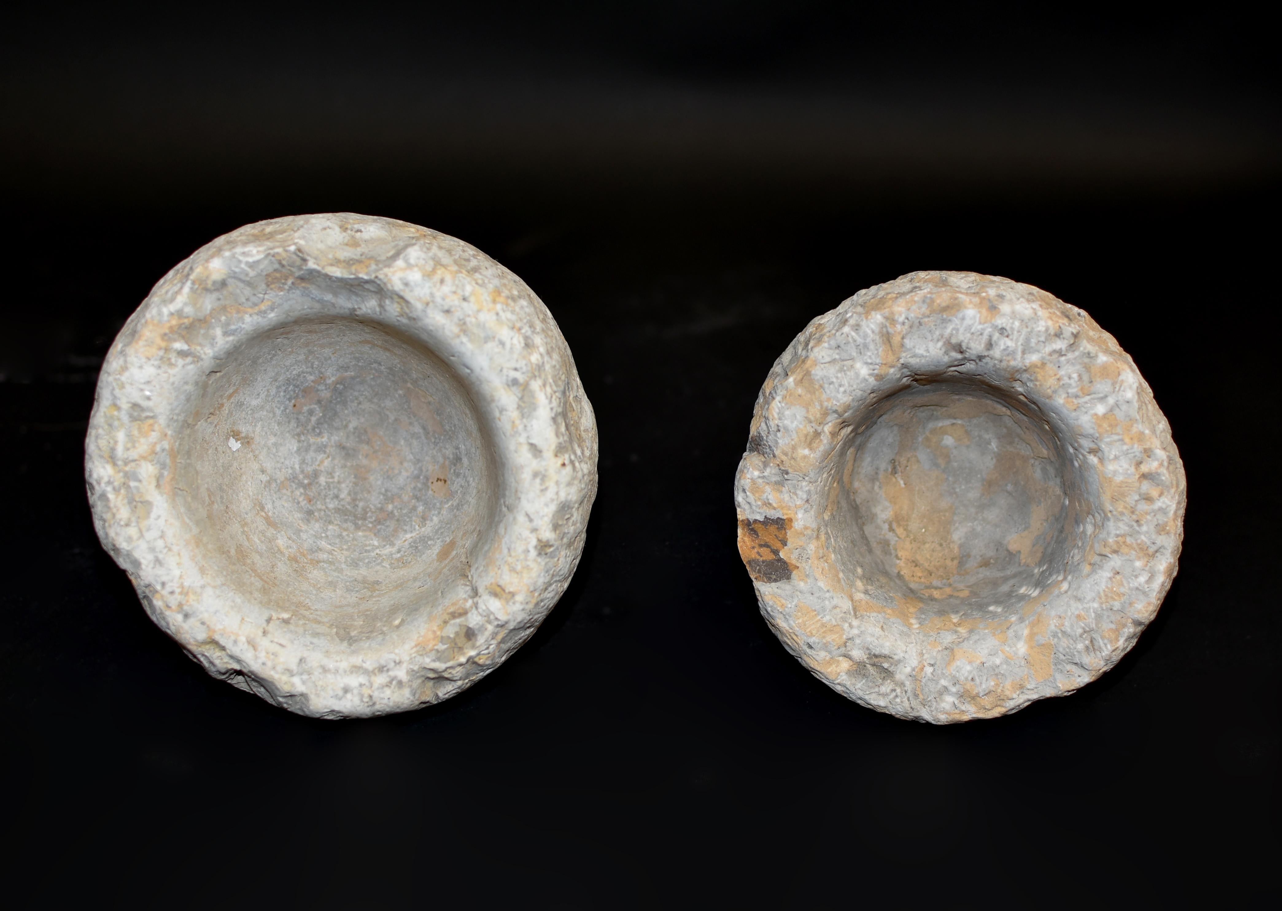 Two 18th Century Granite Bowls Planters 10