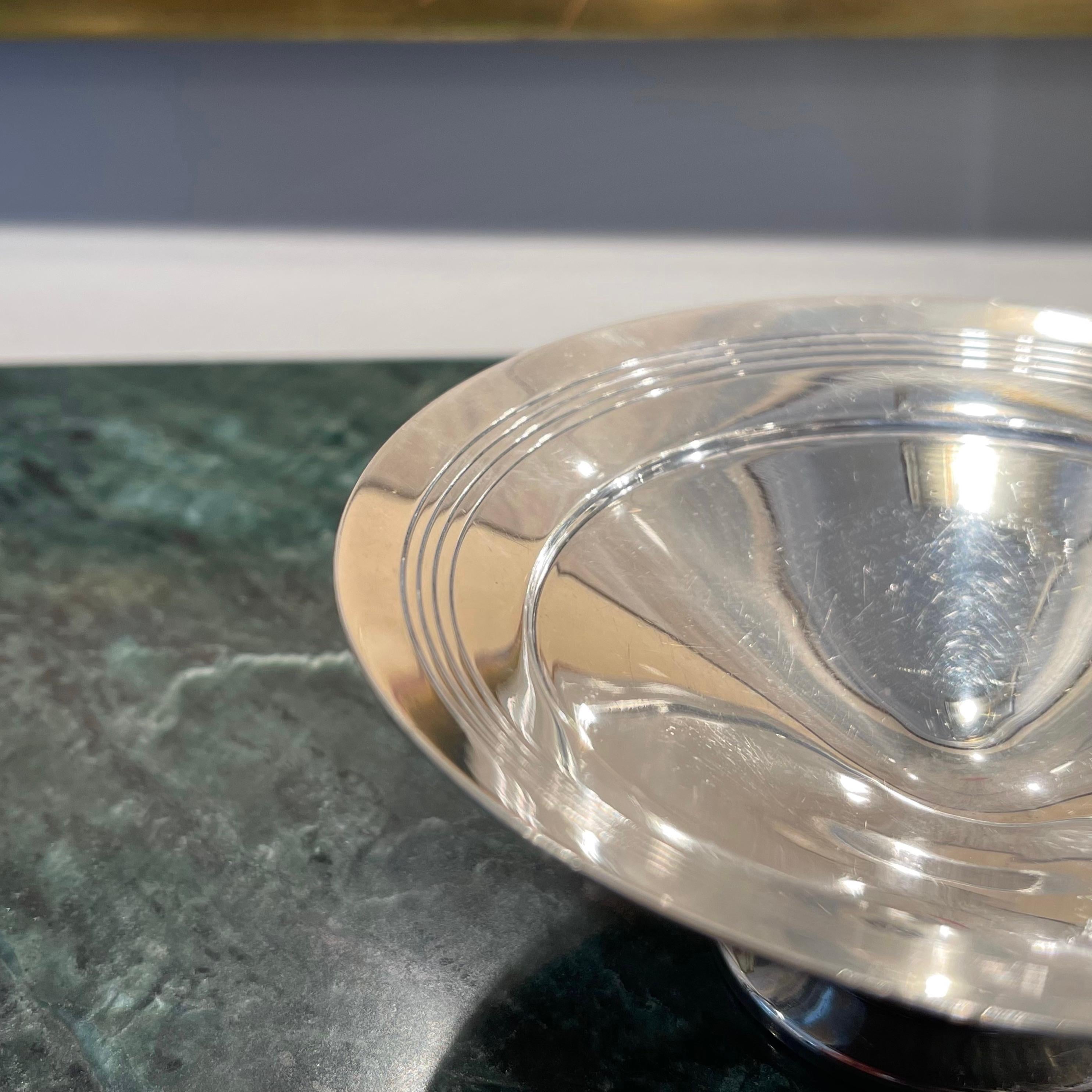 Two 1930s Art Deco Dishes in Prince's Plate by Keith Murray for Mappin & Webb For Sale 1