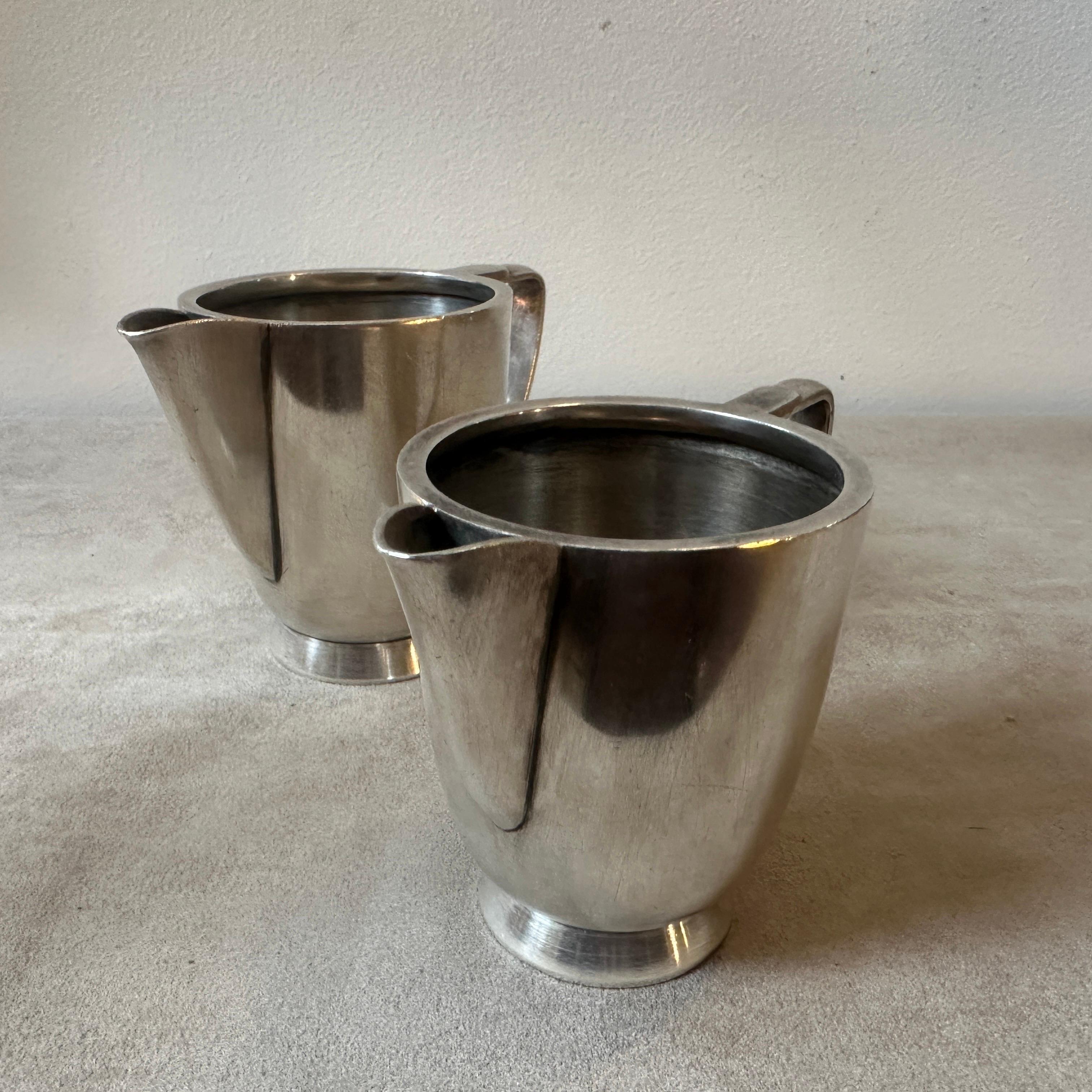 Two 1940s Art Deco Coffee Pots Designed by Gio Ponti for Fratelli Calderoni For Sale 3