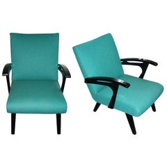 Two 1960s Armchairs by Etienne Henri Martin