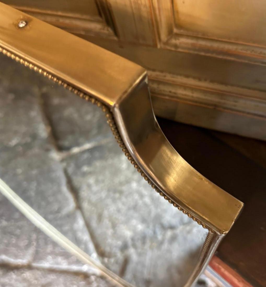 Deux miroirs muraux italiens en laiton de style Gio Ponti, mi-siècle moderne, des années 1960 Bon état - En vente à Aci Castello, IT