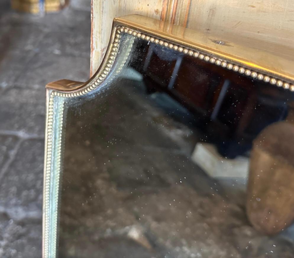 Laiton Deux miroirs muraux italiens en laiton de style Gio Ponti, mi-siècle moderne, des années 1960 en vente