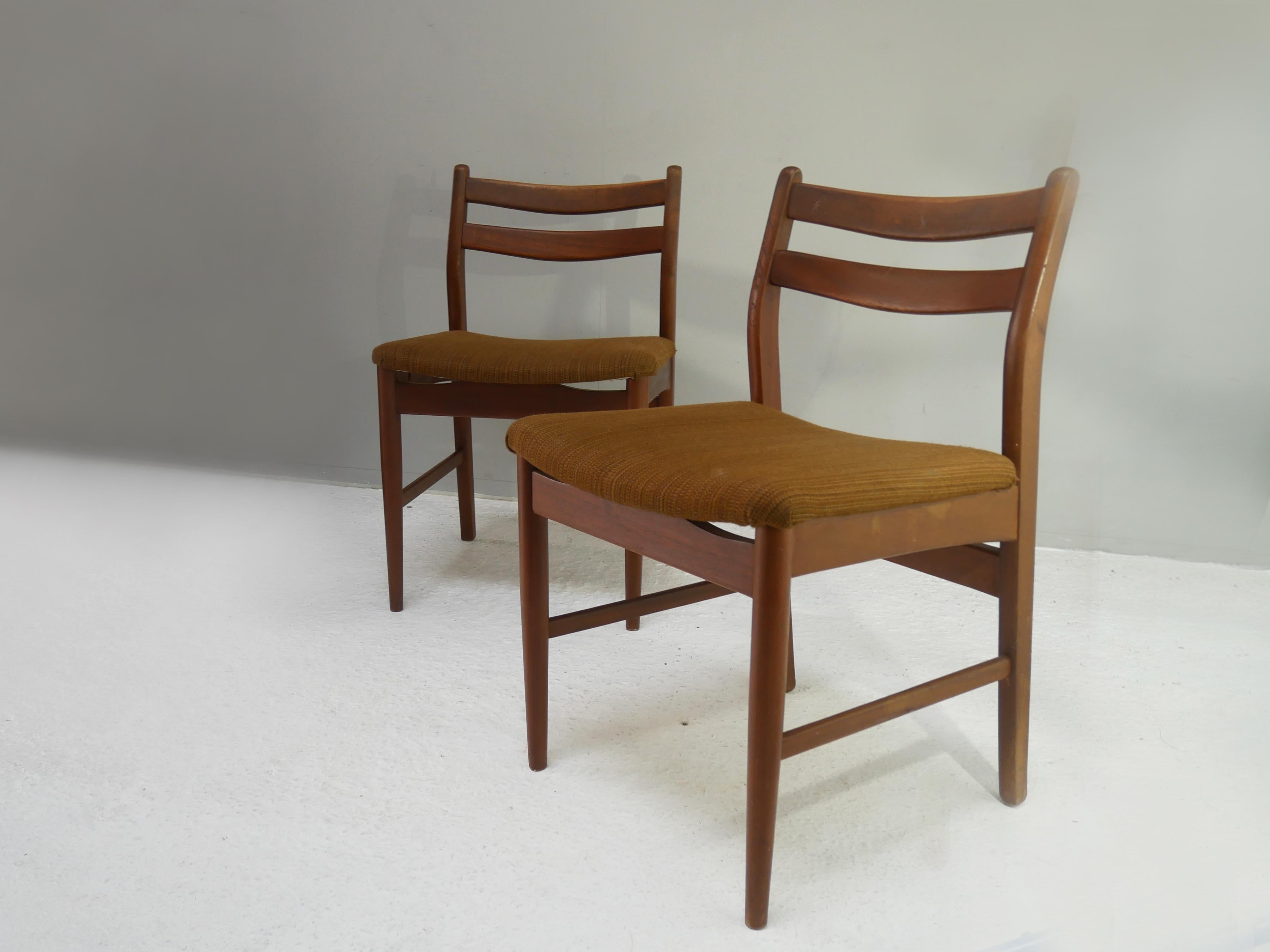 Mid-Century Modern Two 1960’s Mid Century Danish Dining Chairs 'Price for 1 Chair'