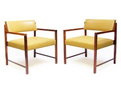 Two 1960s "Poltrona Del Rey" Lounge Chairs In Jacaranda By Jorge Zalszupin