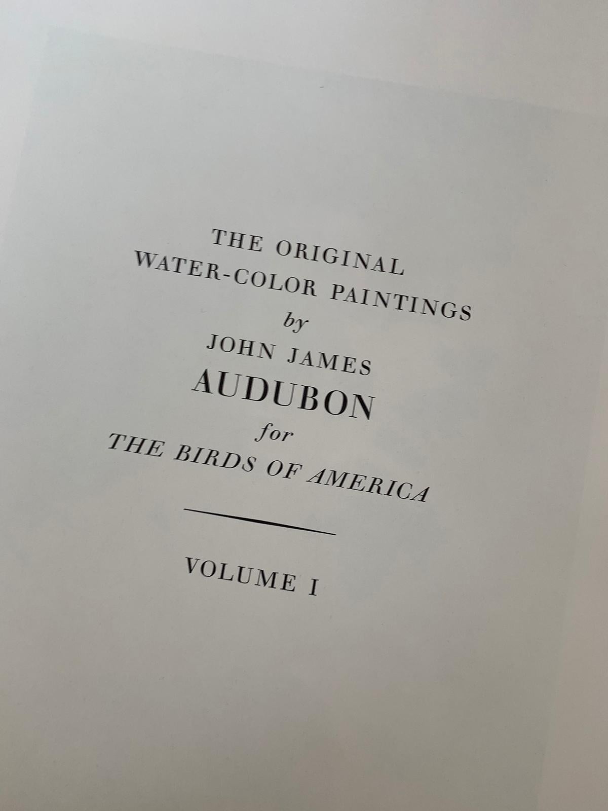 Two 1966 Volumes of Original Water Color Painting of Birds by John James Audubon 6