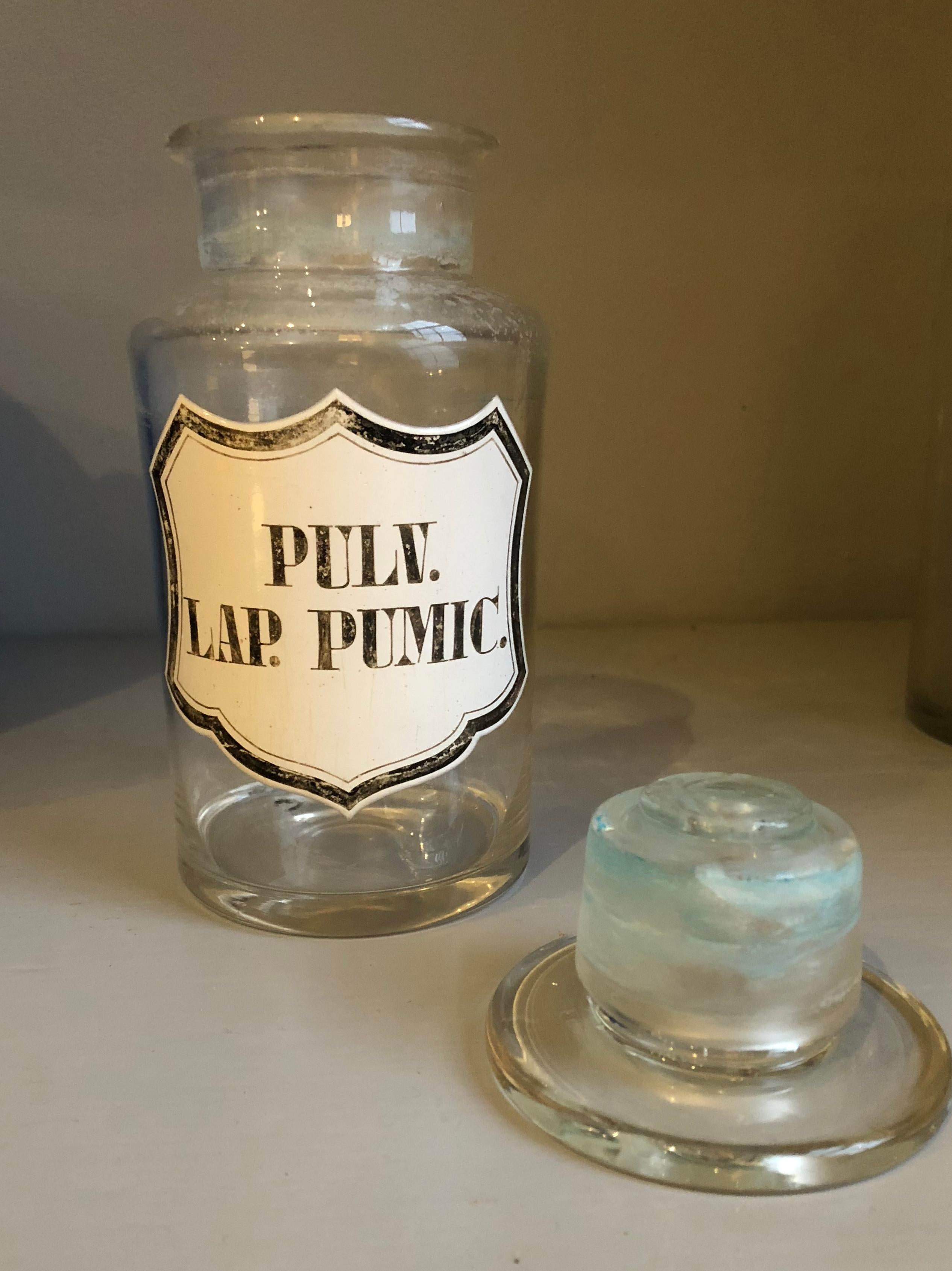 Early Victorian Two 19th Century Apothecary Jars