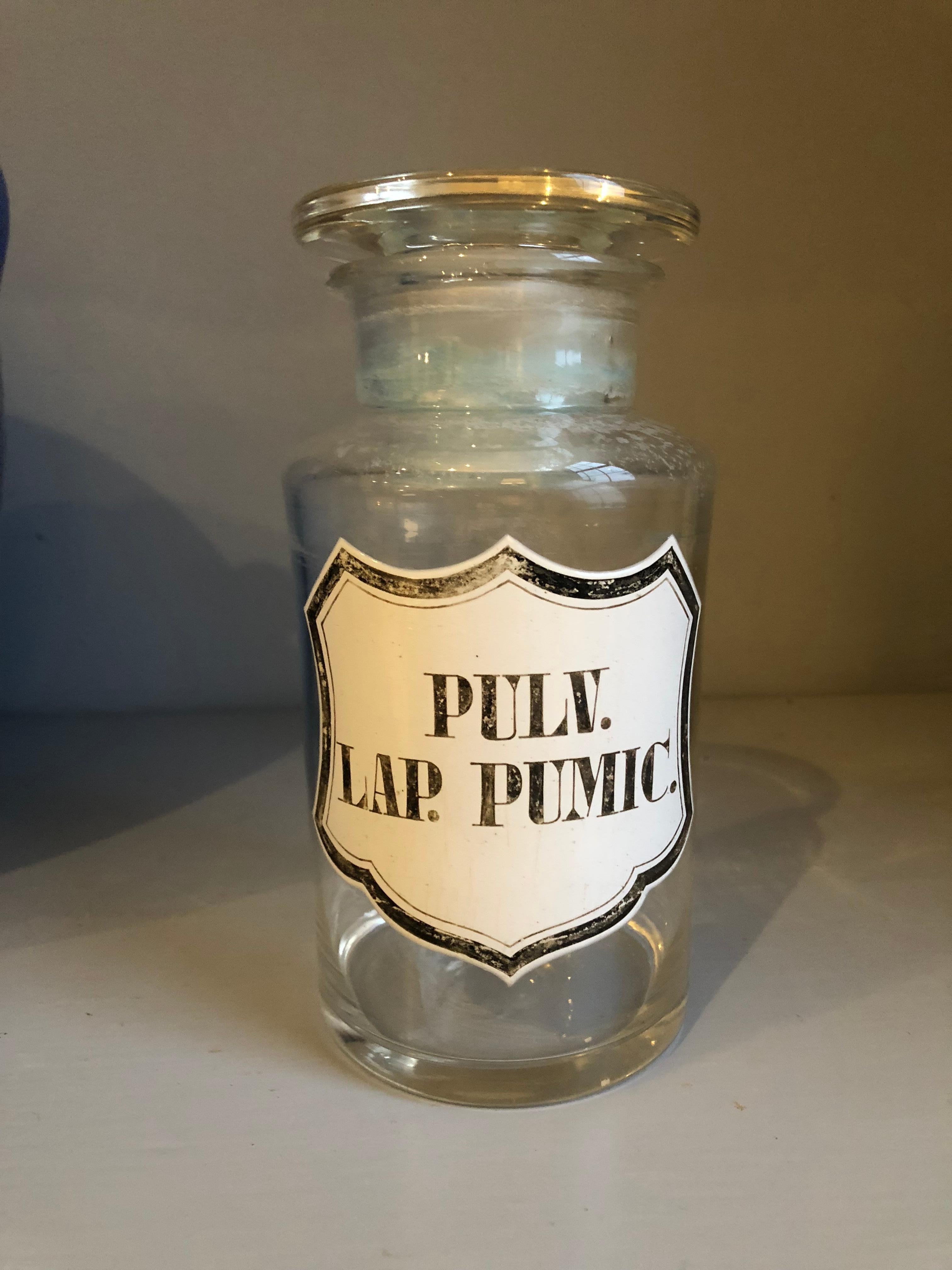 French Two 19th Century Apothecary Jars