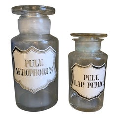 Two 19th Century Apothecary Jars