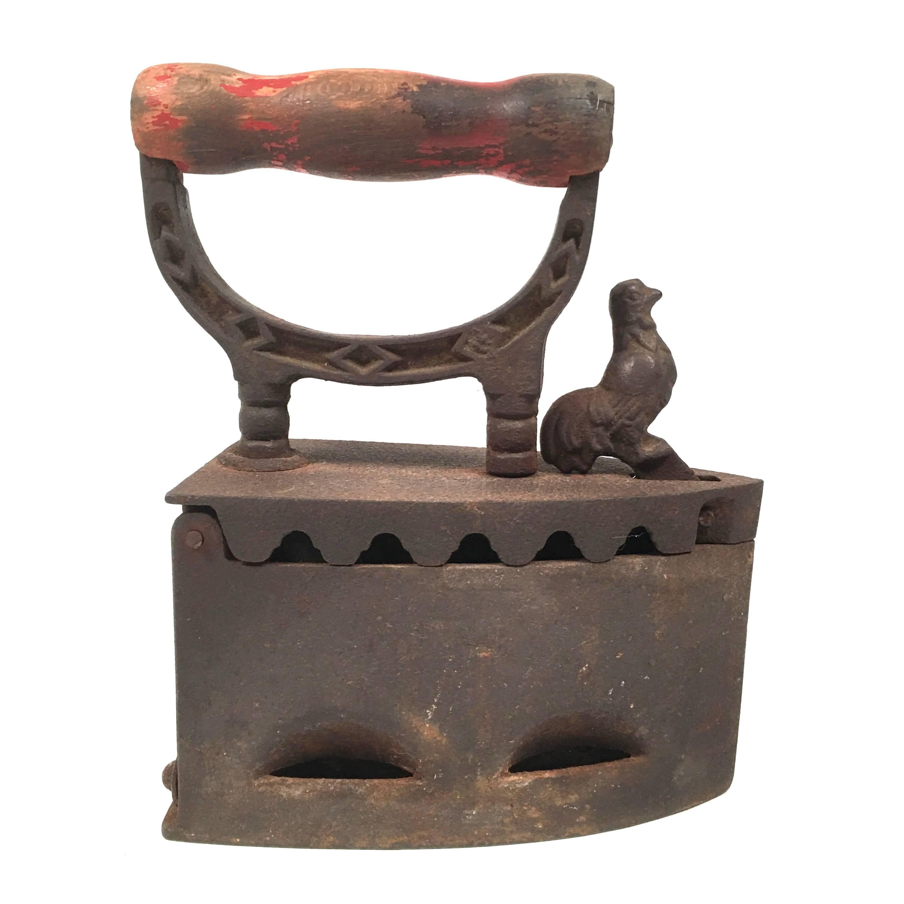 Two 19th Century Cast Iron Coal Irons 1
